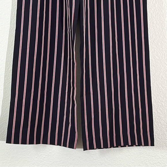 Zara Basic Striped Wide-Leg Pants Trousers, XS, High-Waisted, Minimalist - Picture 3 of 14
